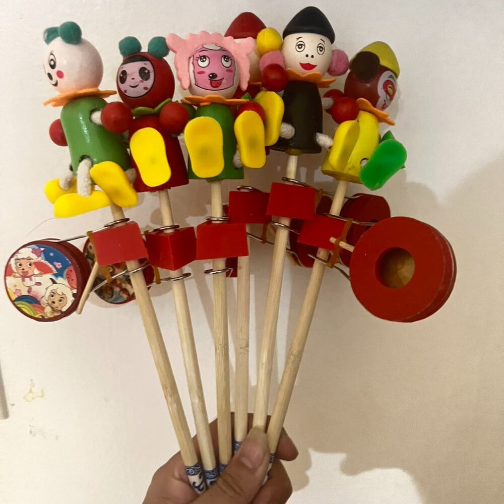 COPY - Handmade wooden hand drum toy